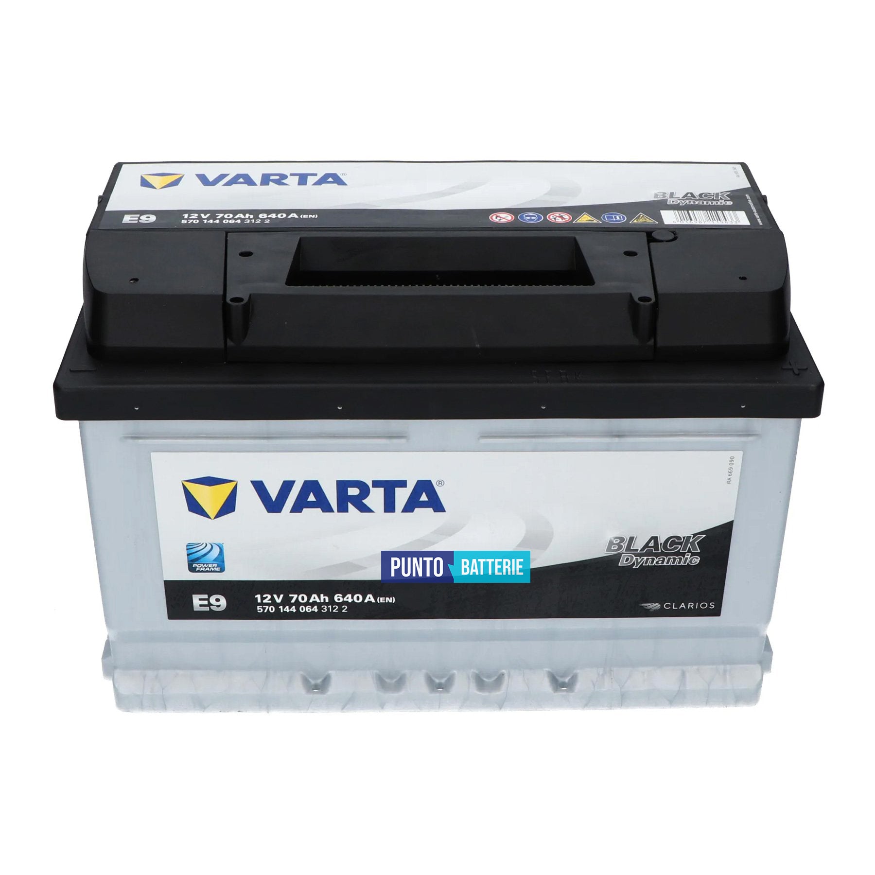 Batteria Varta 70Ah, 12V, 640A, 278x175x175mm