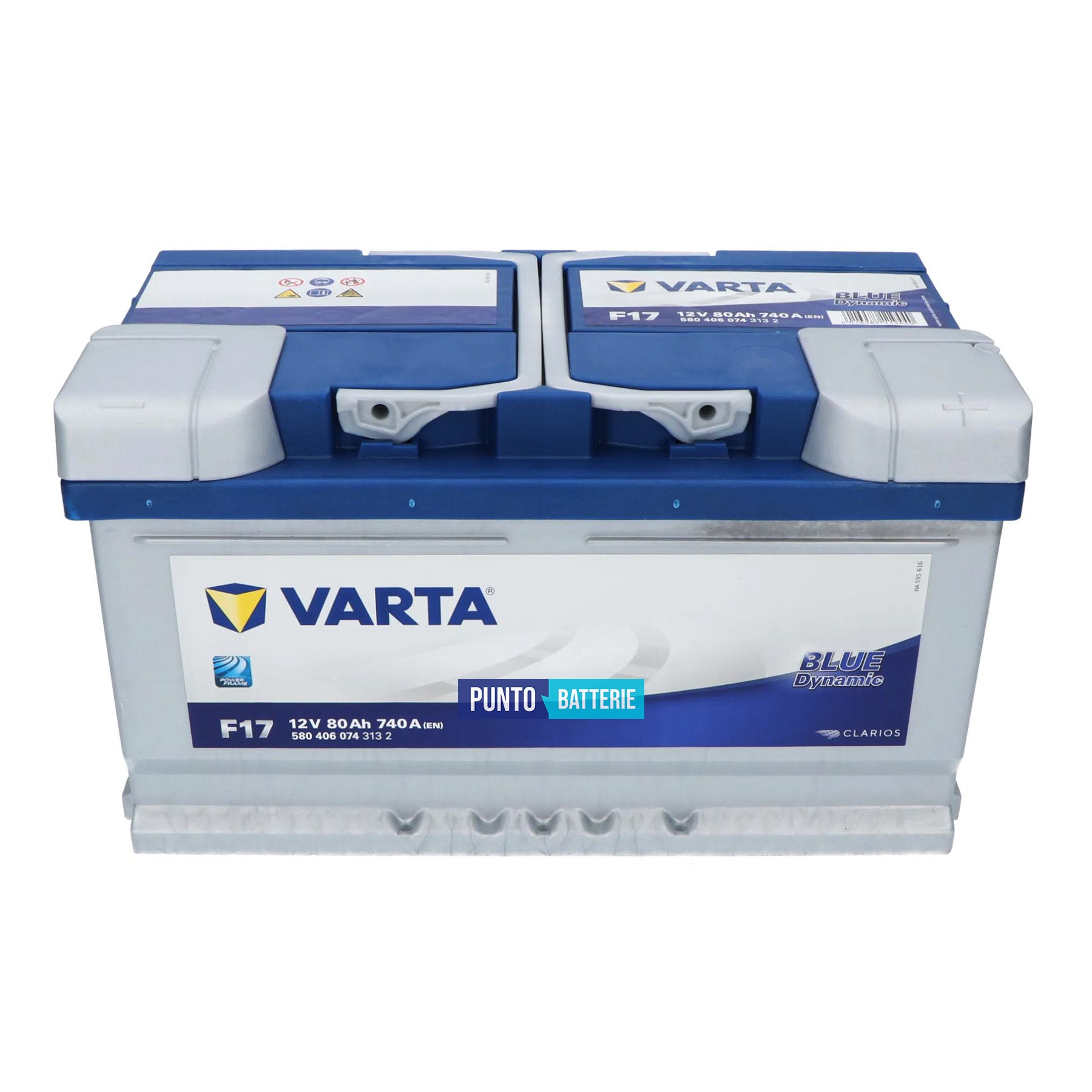 Batteria Varta 80Ah, 12V, 740A, 315x175x175mm
