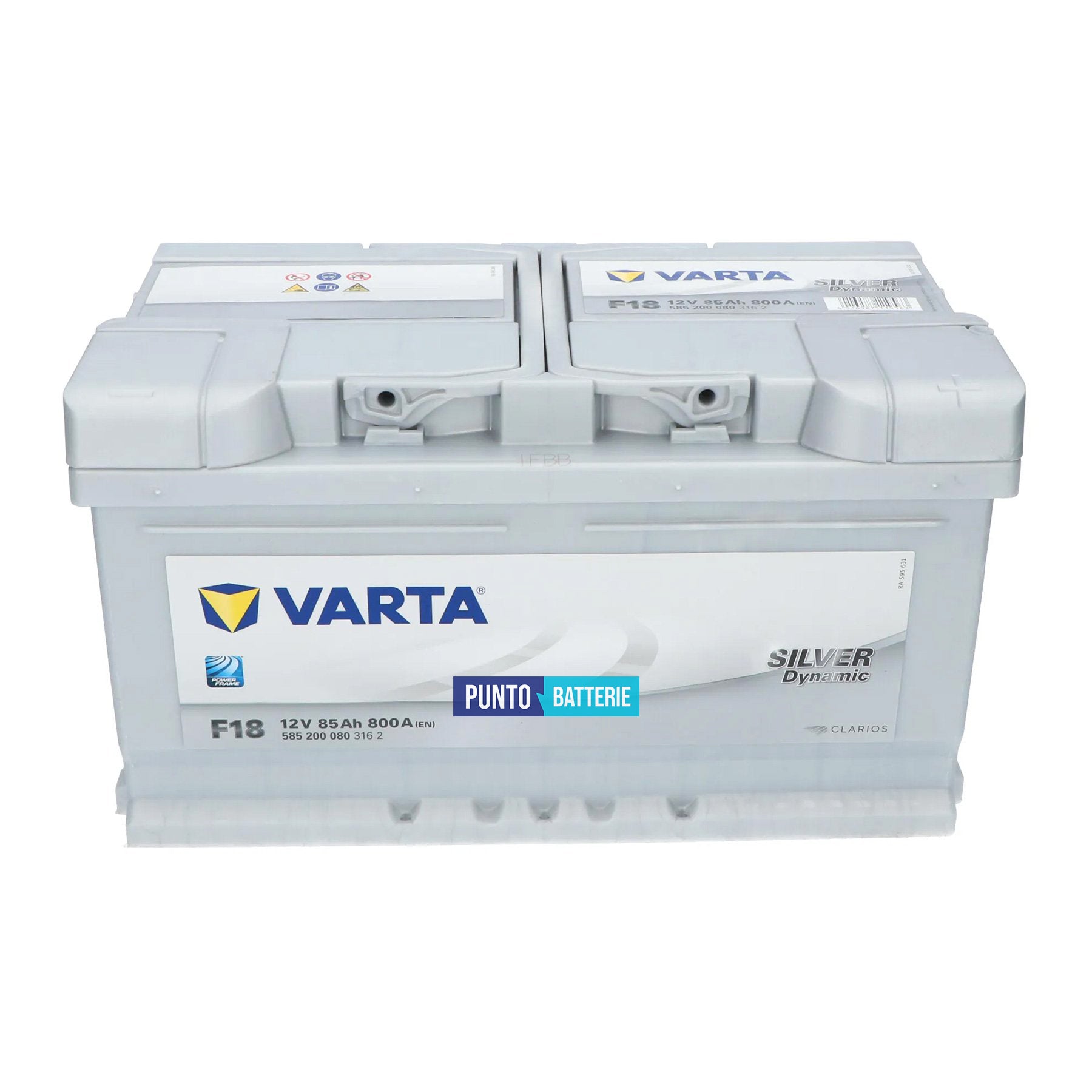 Batteria Varta 85Ah, 12V, 800A, 315x175x175mm