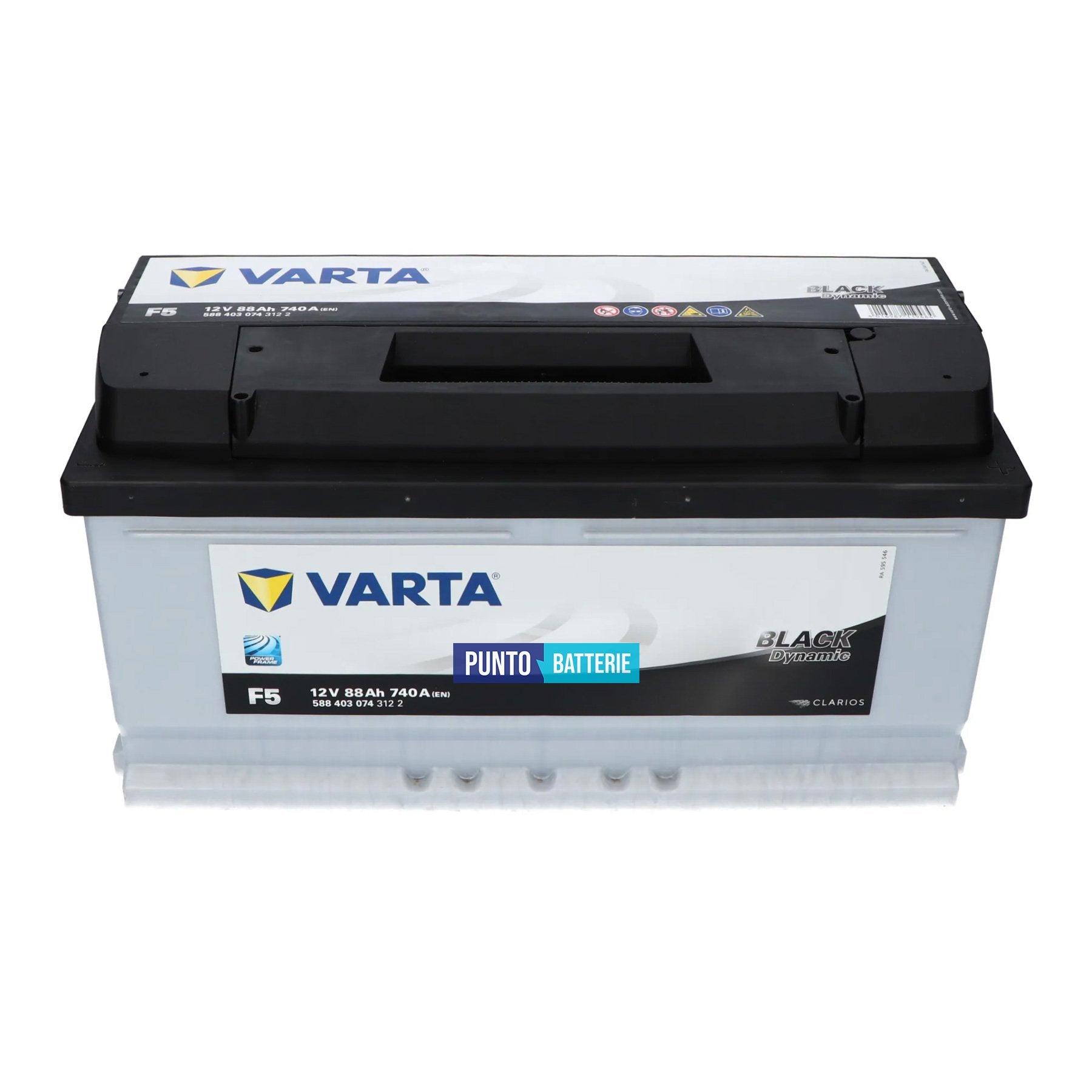 Batteria Varta 88Ah, 12V, 740A, 353x175x175mm