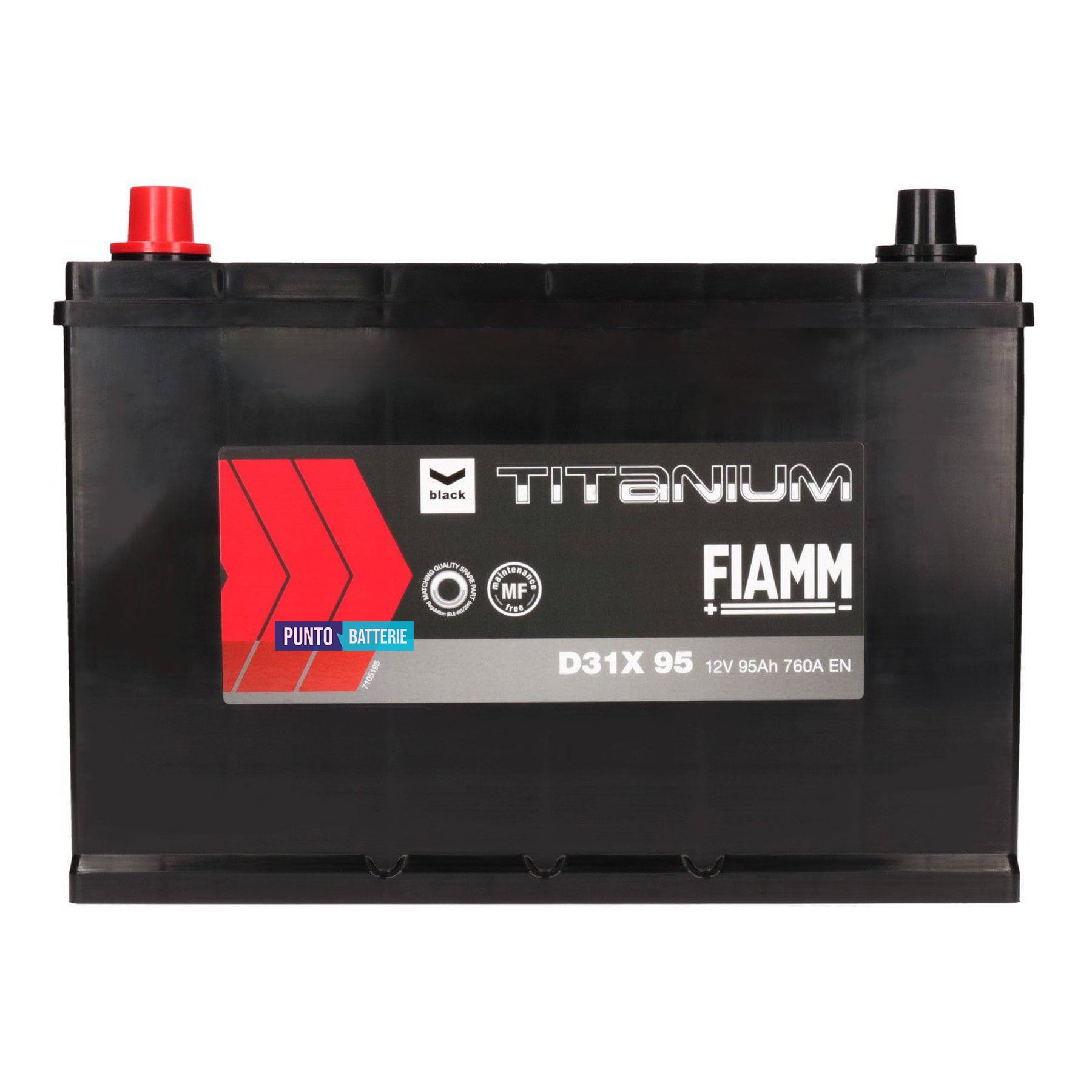 Batteria Fiamm 95Ah, 12V, 760A, 305x178x221mm