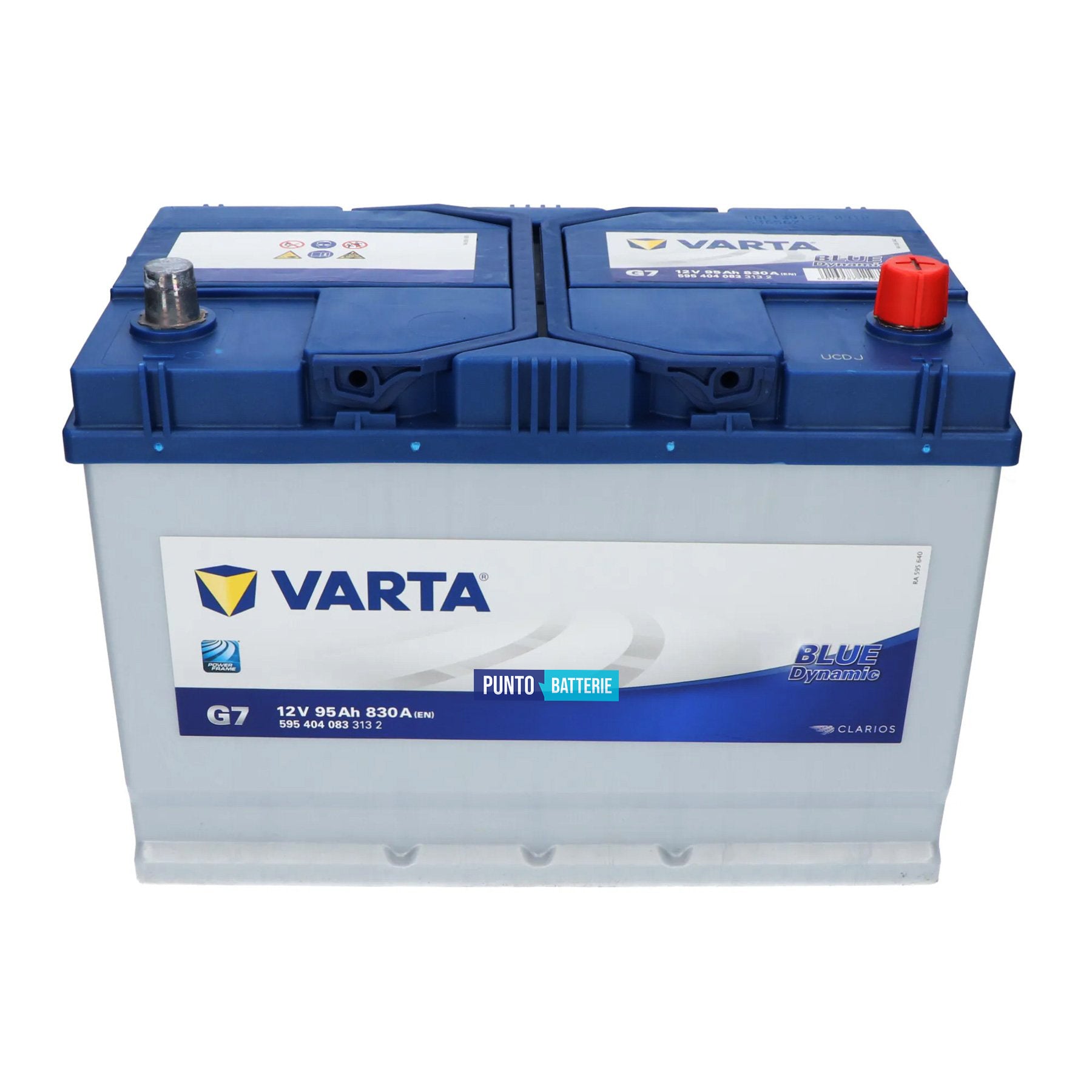 Batteria Varta 95Ah, 12V, 830A, 306x173x225mm