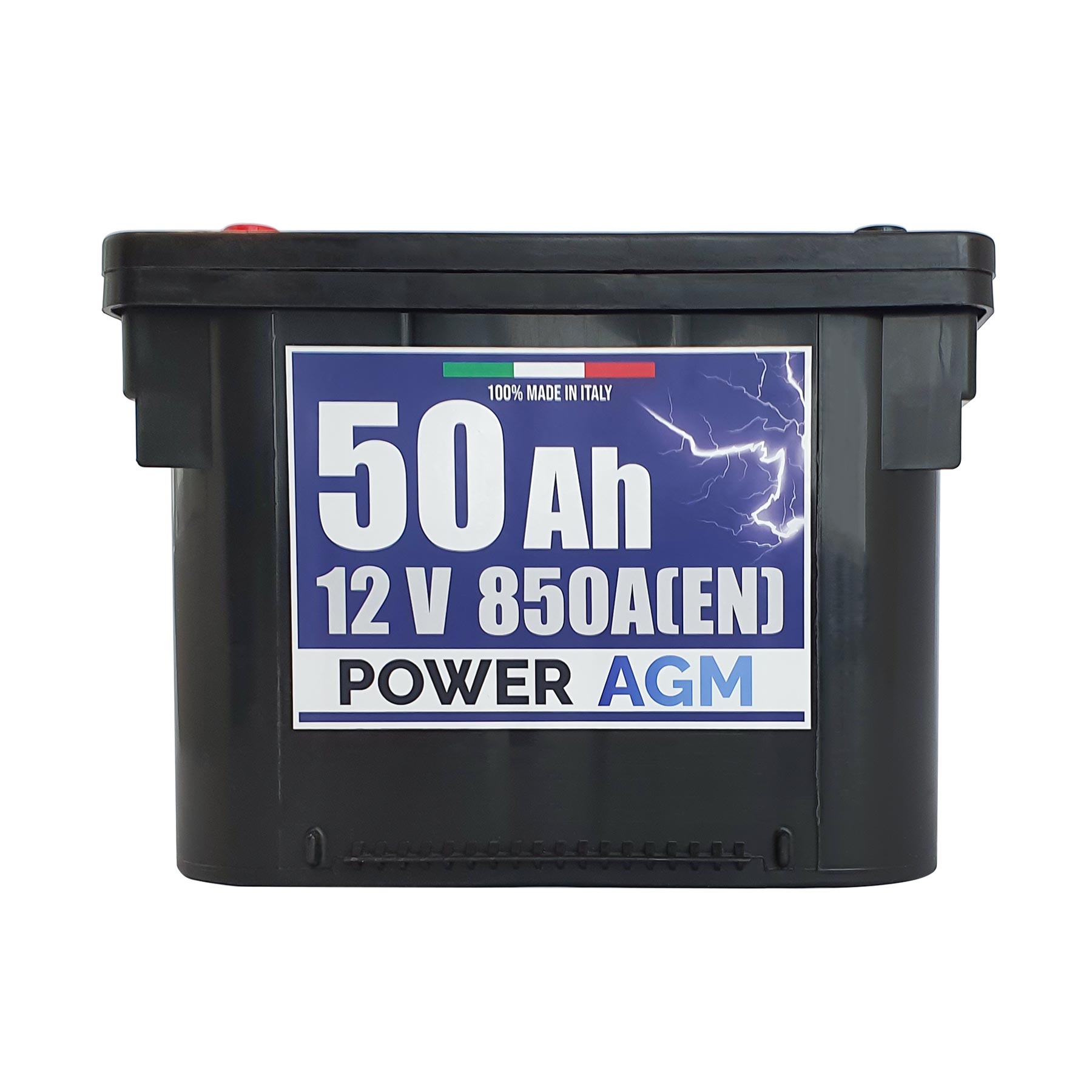 Batteria Power 50Ah, 12V, 850A, 260x175x190mm, AGM