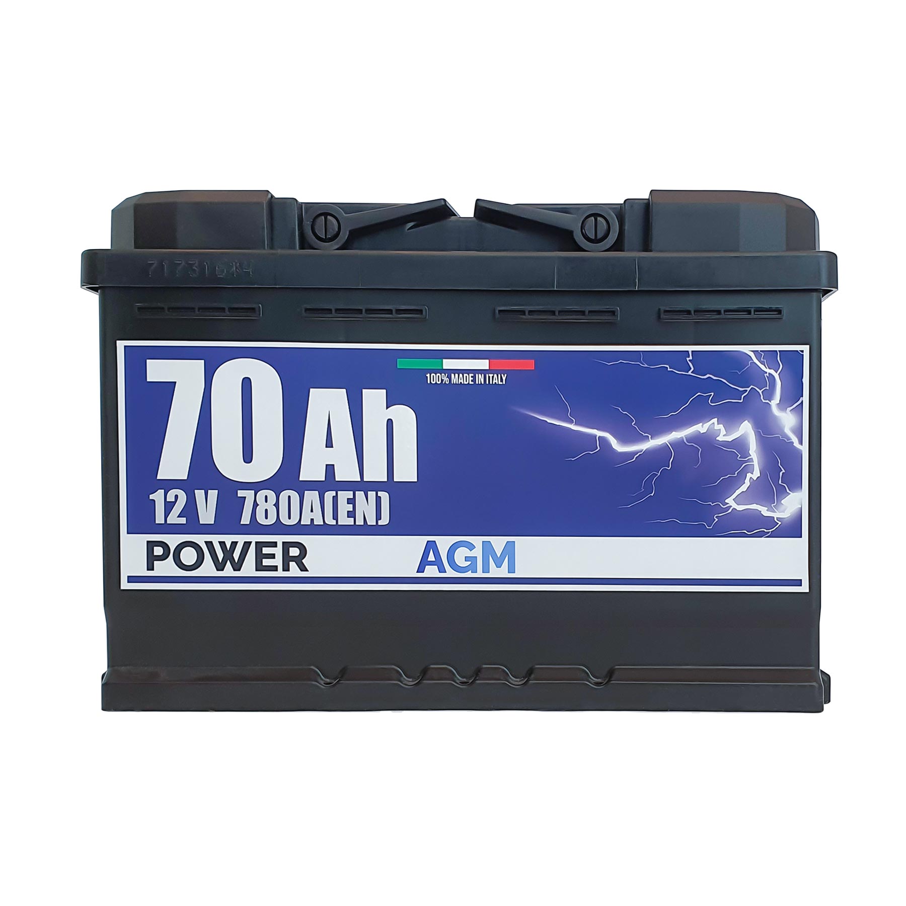 Batteria Power 70Ah, 12V, 780A, 278x175x190mm, AGM
