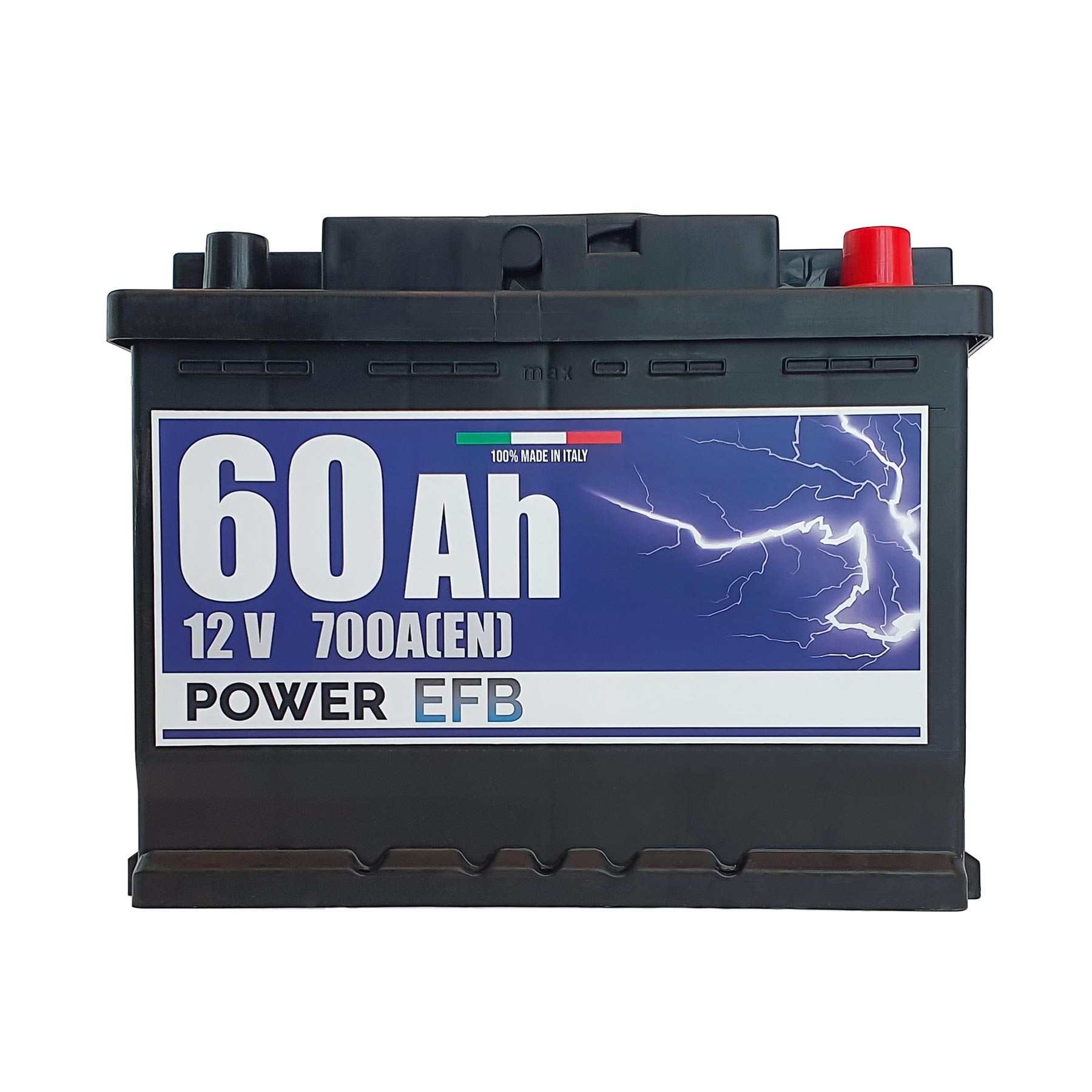 Batteria Power 60Ah, 12V, 560A, 242x175x190mm, EFB