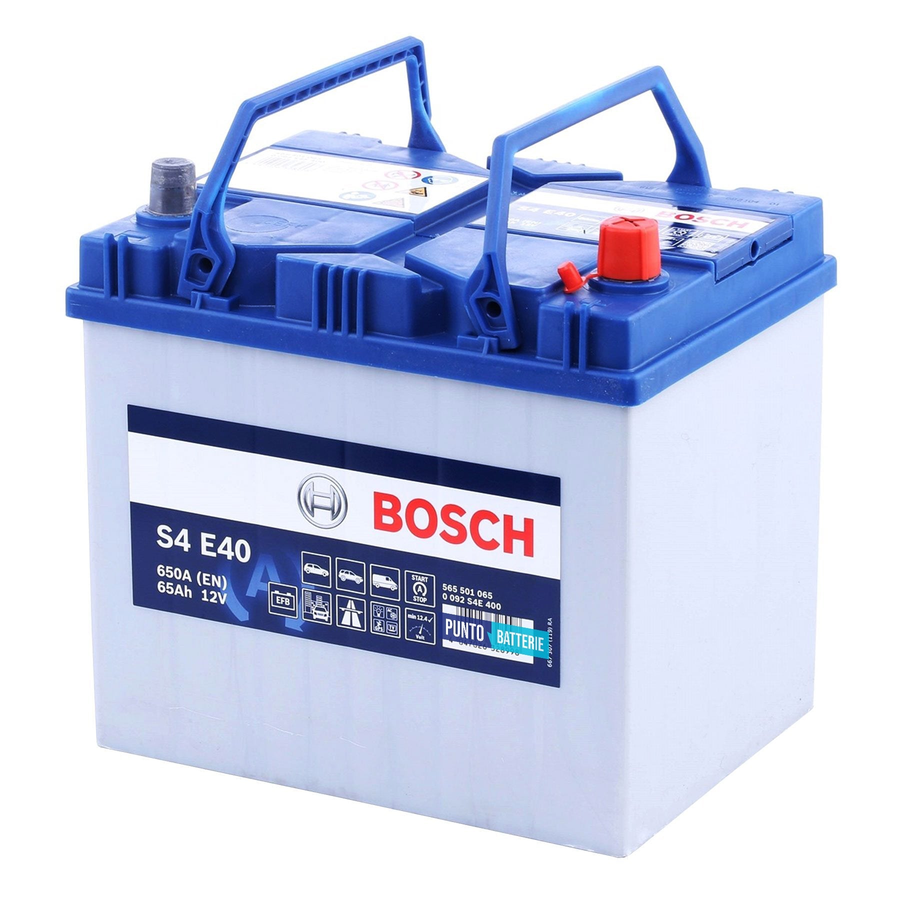 Batteria Bosch 65Ah, 12V, 650A, 231x173x218.5mm, EFB