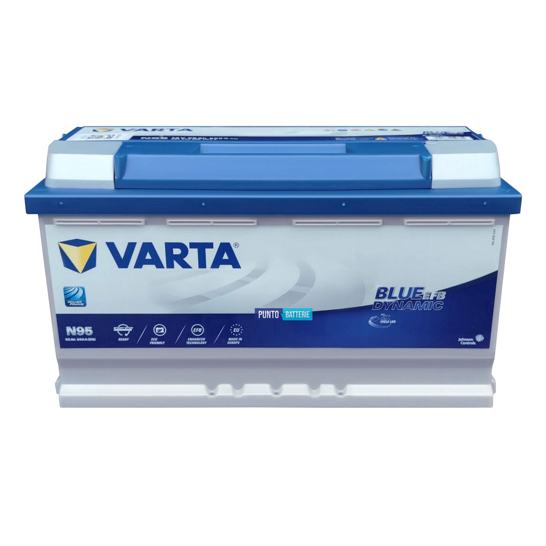 Batteria Varta 95Ah, 12V, 850A, 353x175x190mm, EFB