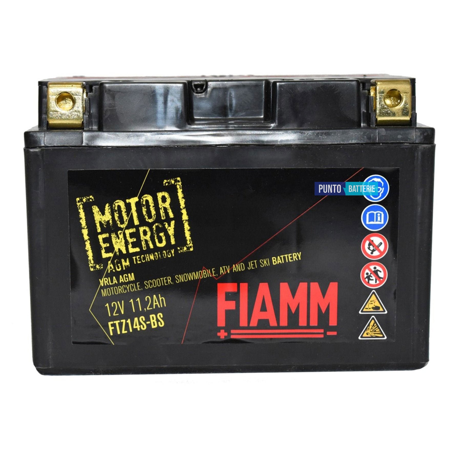 Batteria Fiamm 11Ah, 12V, 200A , 150x87x93mm