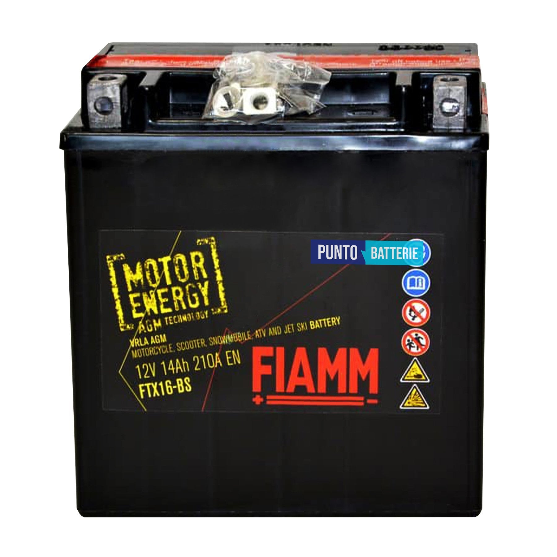 Batteria Fiamm 14Ah, 12V, 210A , 150x87x161mm
