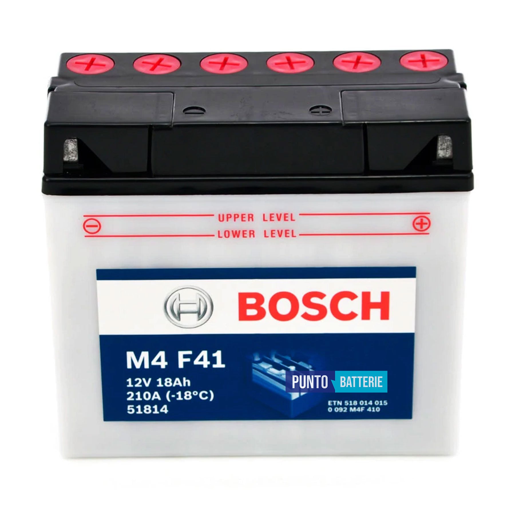Batteria Bosch 18Ah, 12V, 210A , 196x82x171mm