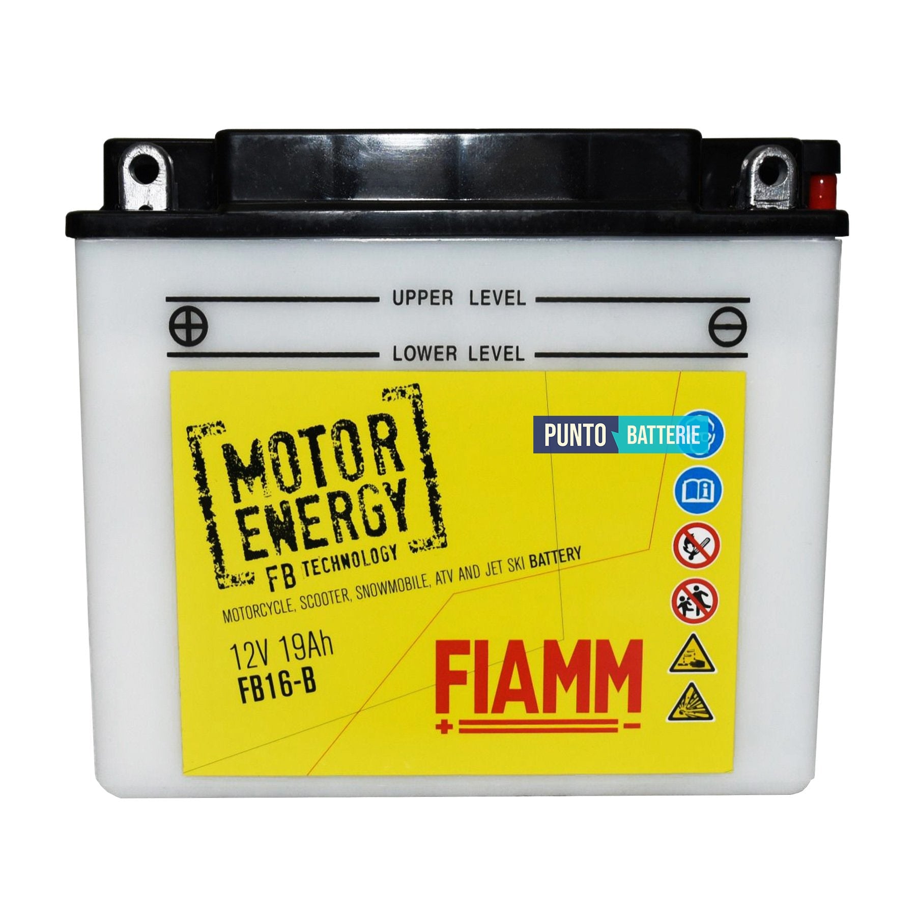 Batteria Fiamm 19Ah, 12V, 240A , 175x100x155mm