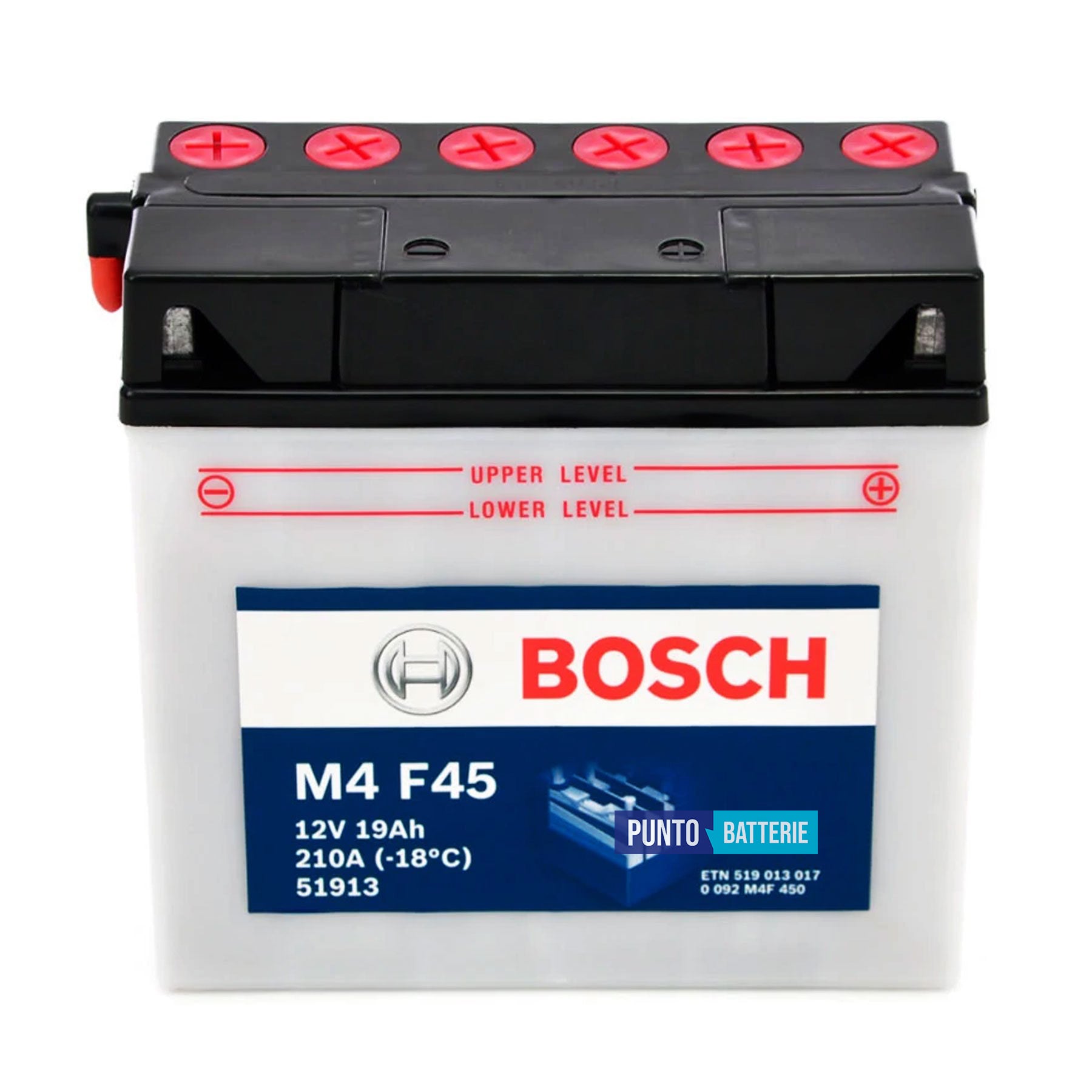 Batteria Bosch 19Ah, 12V, 210A , 196x82x171mm
