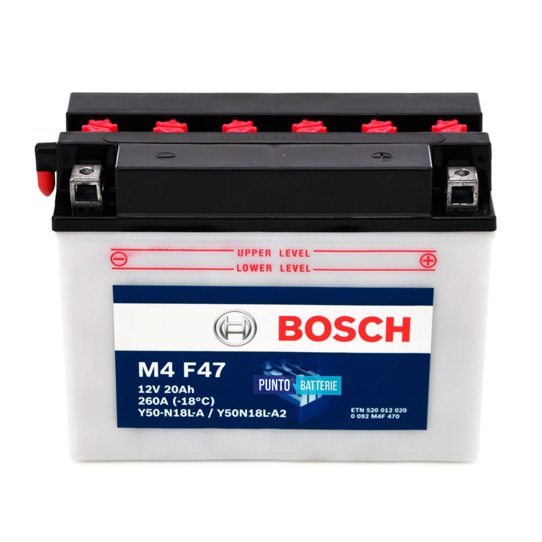 Batteria Bosch 20Ah, 12V, 260A , 180x90x162mm
