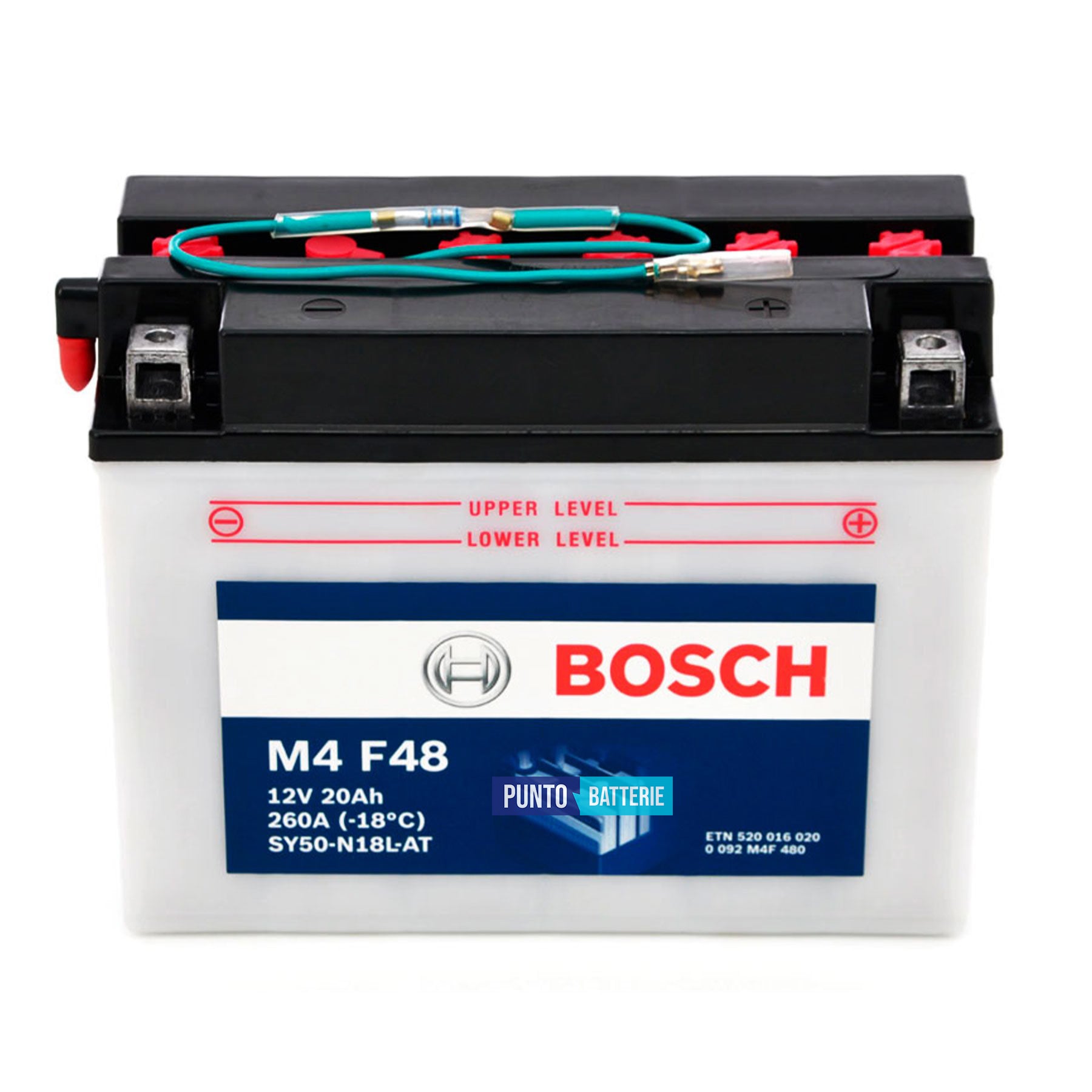 Batteria Bosch 20Ah, 12V, 260A , 205x90x162mm