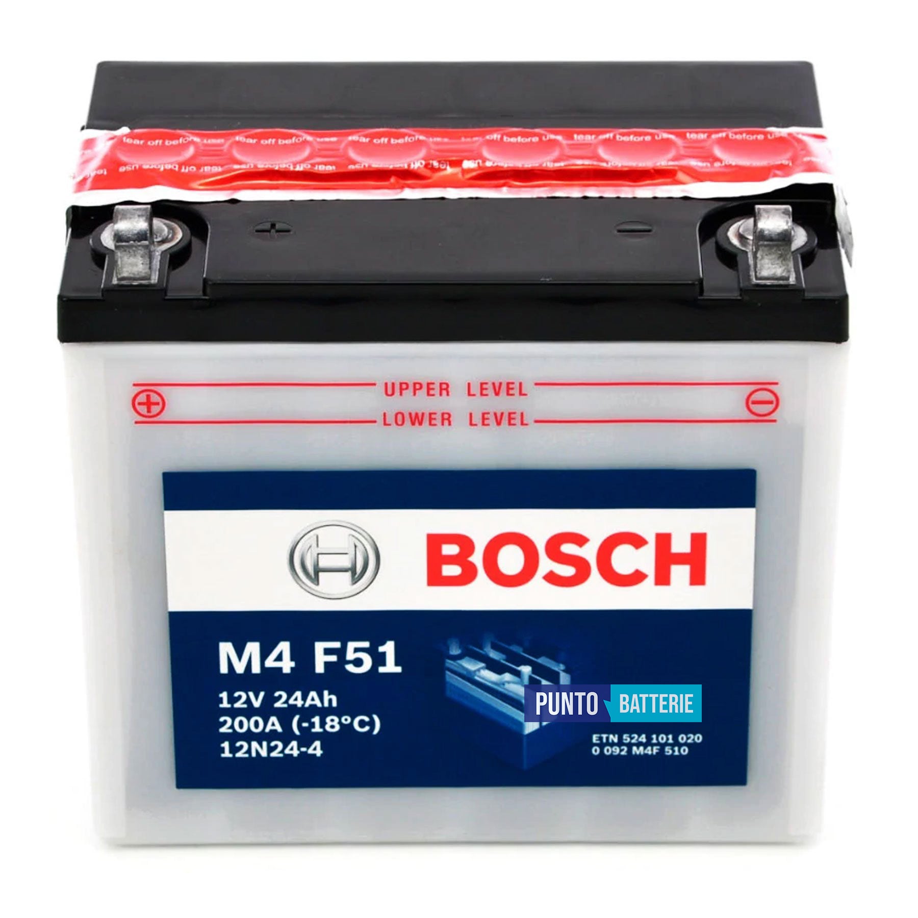 Batteria Bosch 24Ah, 12V, 200A , 184x124x175mm