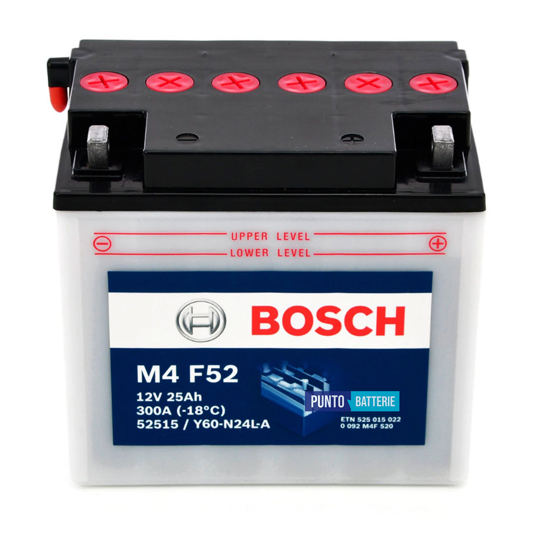 Batteria Bosch 25Ah, 12V, 300A , 184x124x170mm