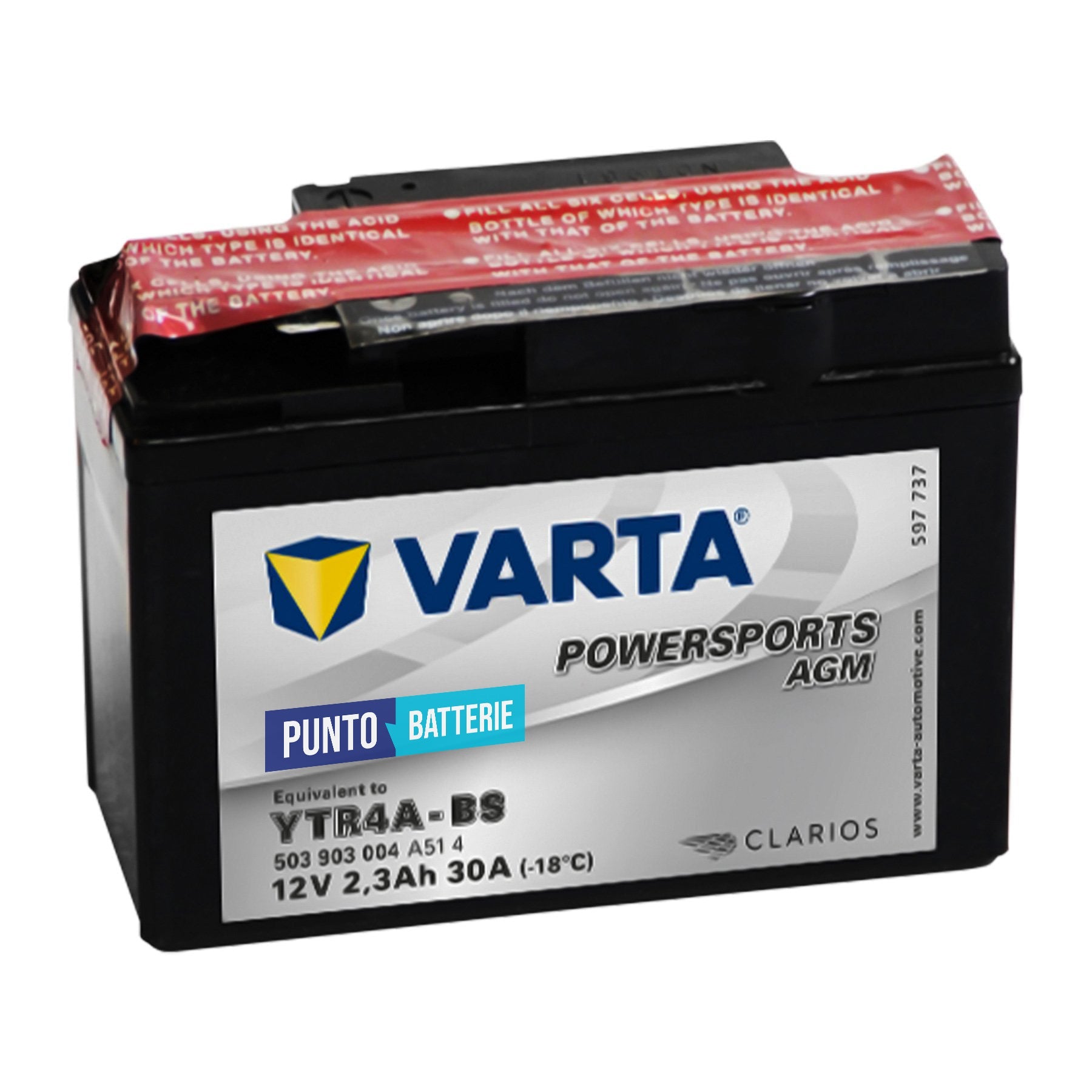 Batteria Varta 2Ah, 12V, 30A , 114x49x86mm