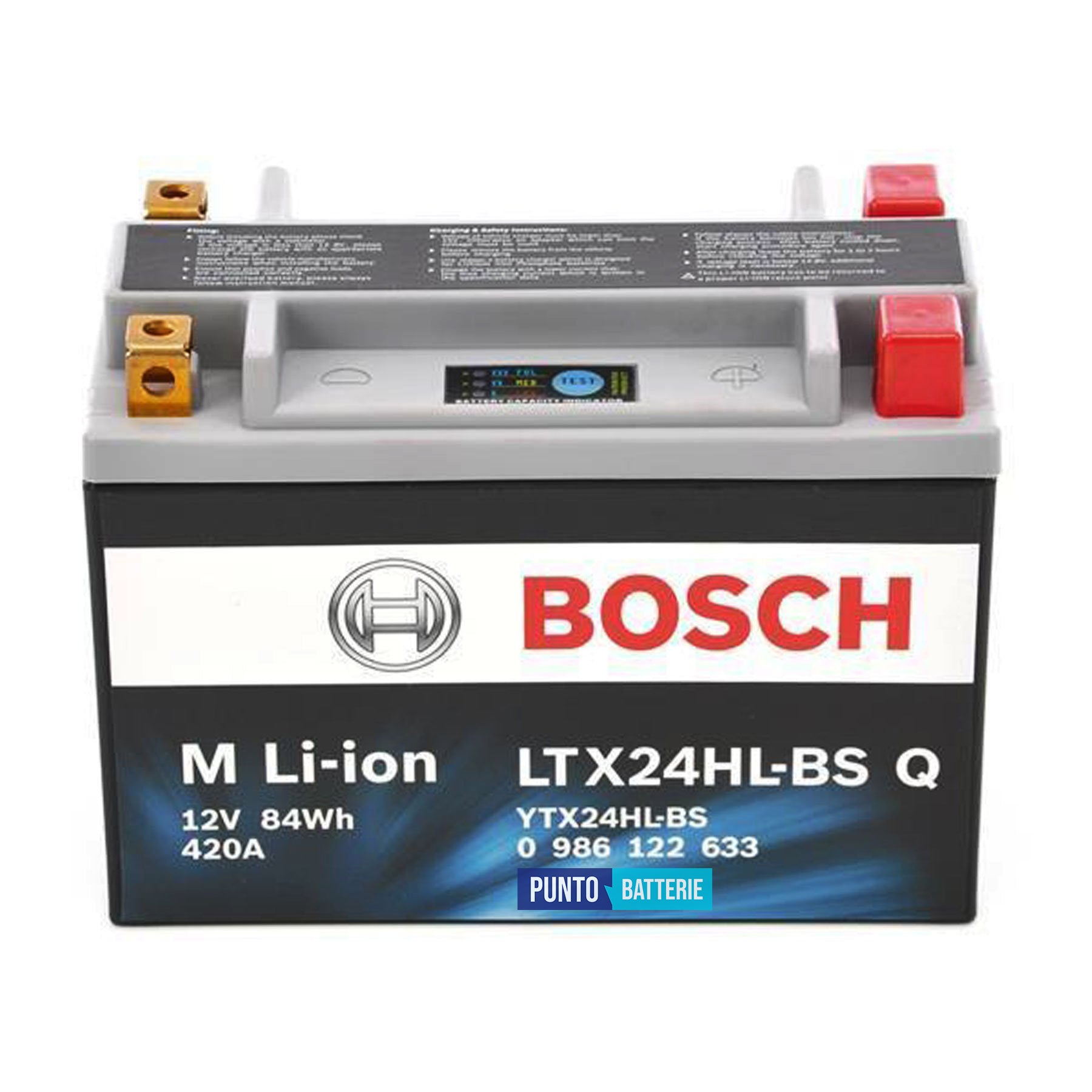 Batteria Bosch 7Ah, 12V, 420A , 175x87x155mm