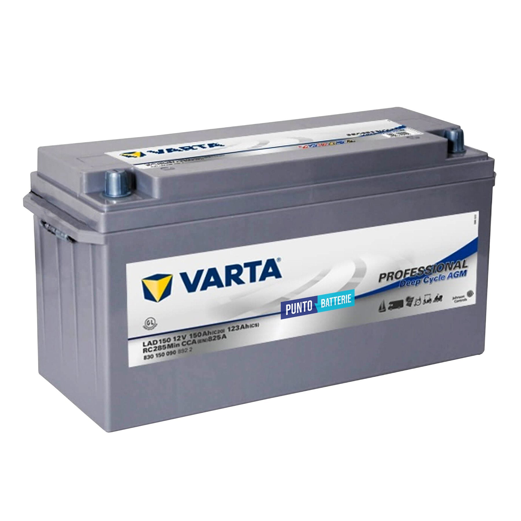 Batteria Varta 150Ah, 12V, 484x171x241mm