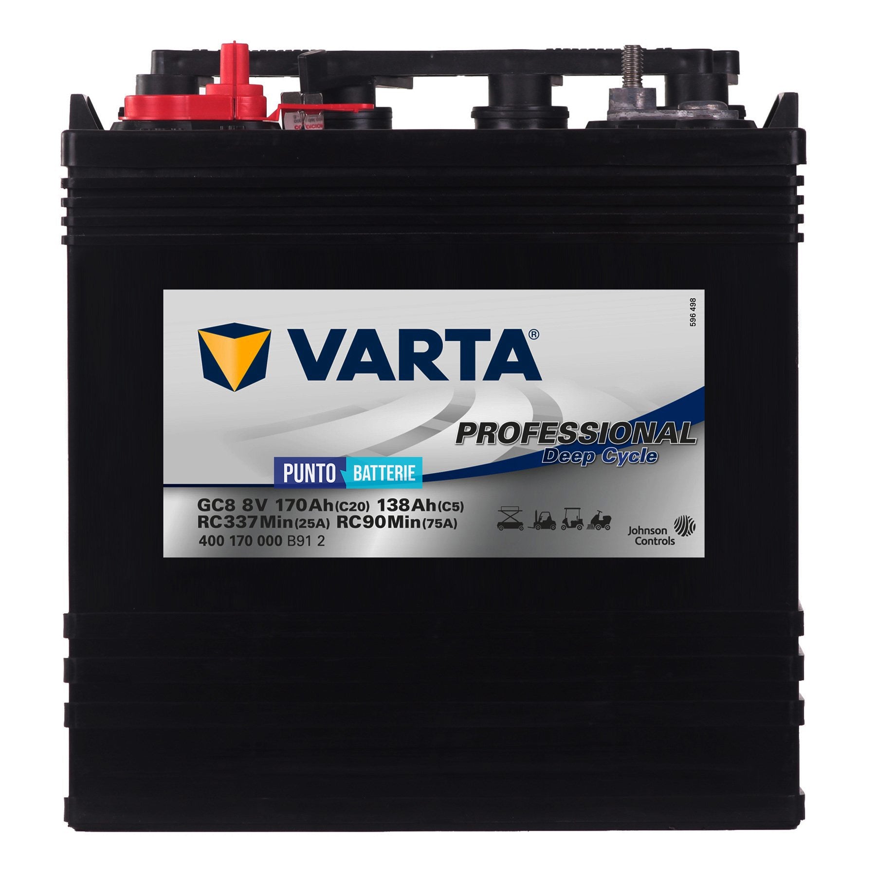 Batteria Varta 170Ah, 8V, 261x181x288mm
