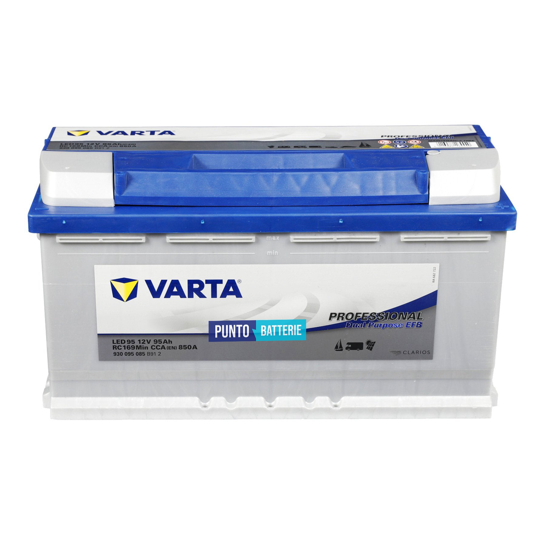 Batteria Varta 95Ah, 12V, 353x175x190mm