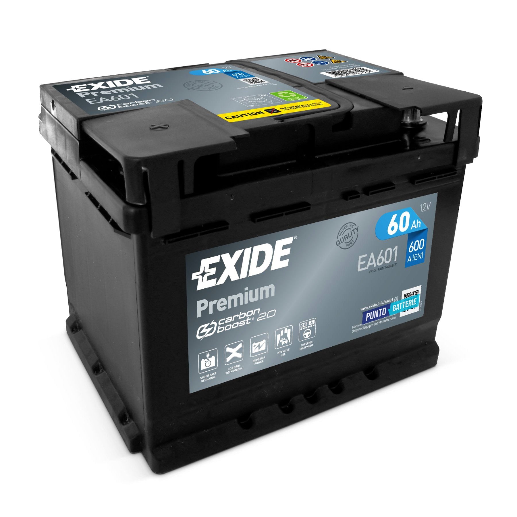 Batteria Exide EA601 Premium