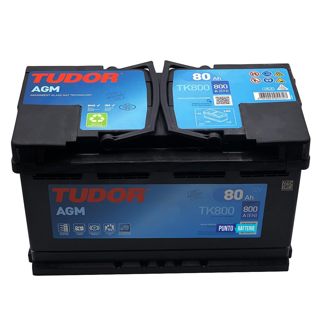 Batteria Tudor TK800 AGM