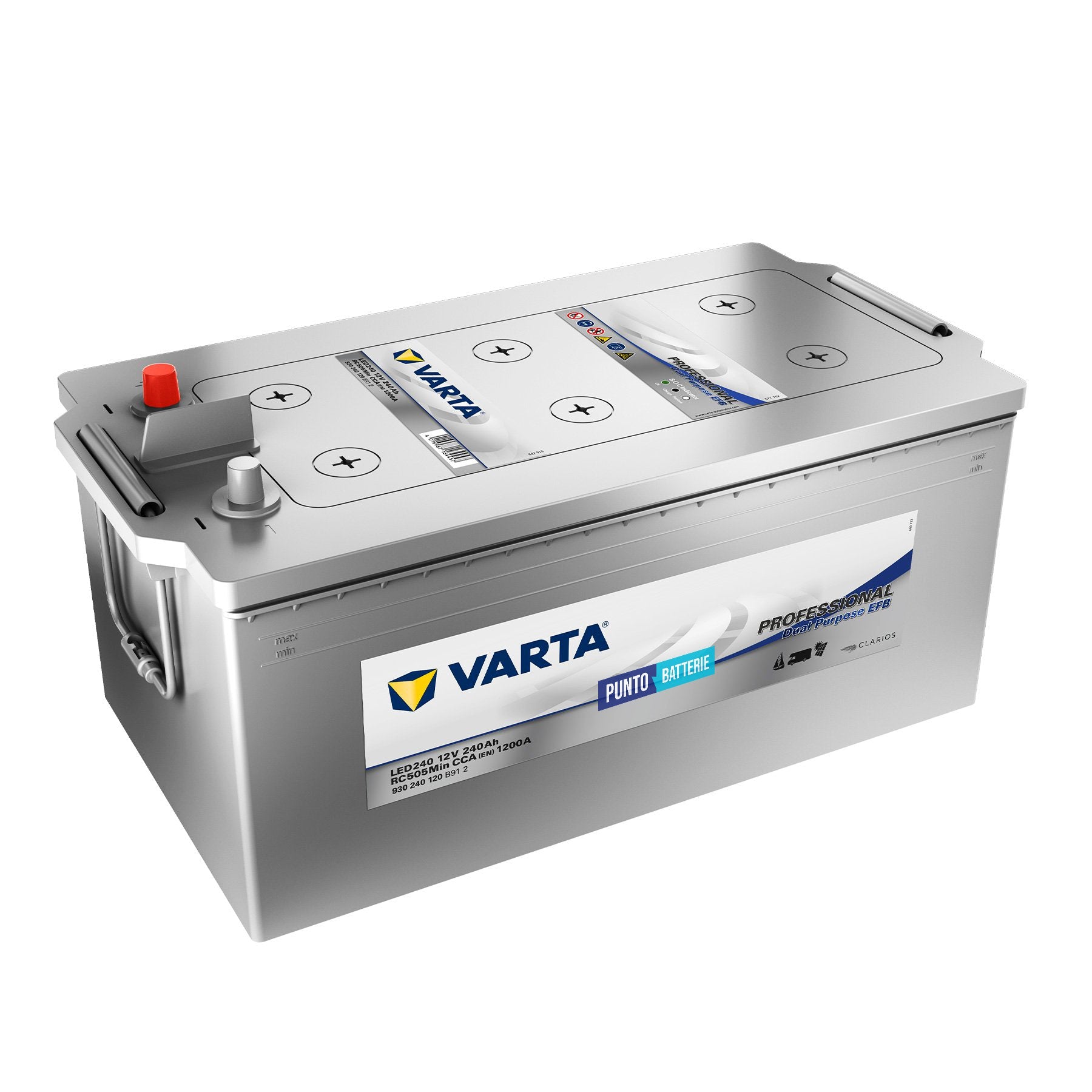 Batteria Varta LED240 Professional Dual Purpose EFB