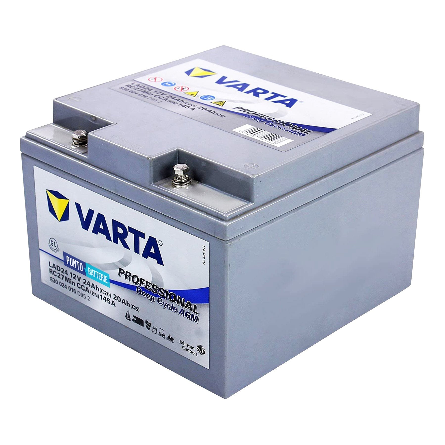 Batteria Varta LAD24 Professional Deep Cycle AGM