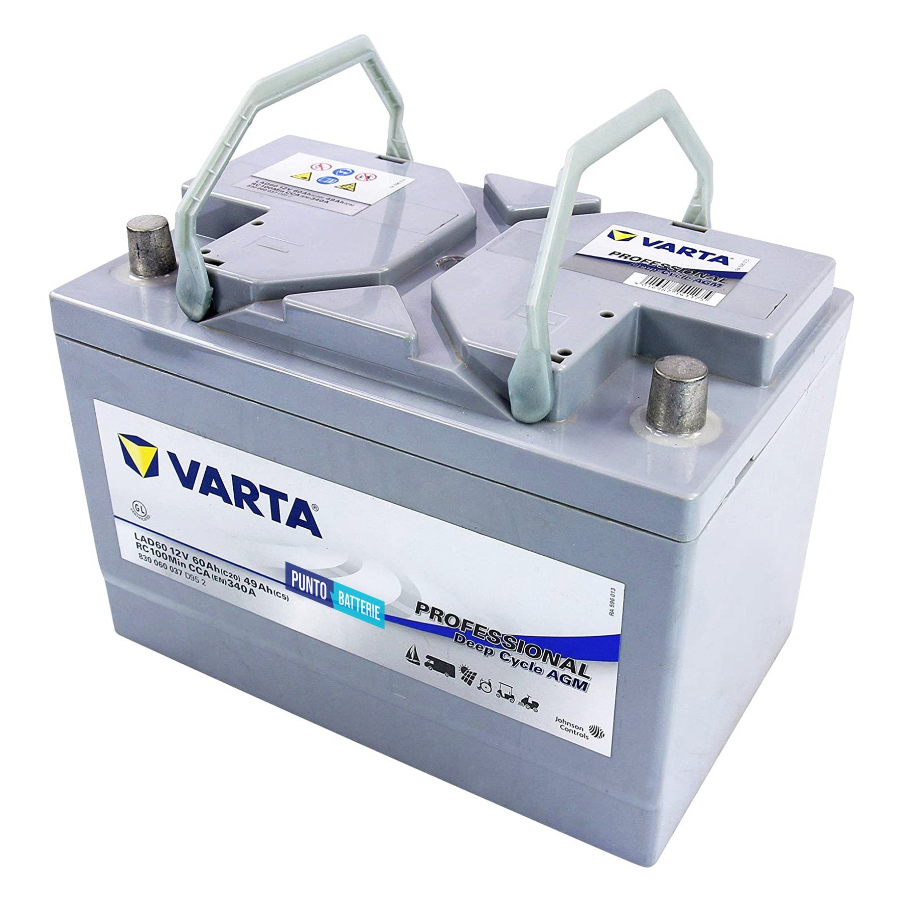 Batteria Varta LAD60 Professional Deep Cycle AGM